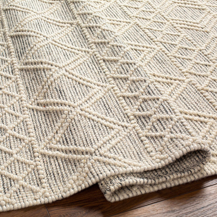 Cameo Scandi Bohemian Style Ivory Hand Woven Wool Rug - The Rug Decor