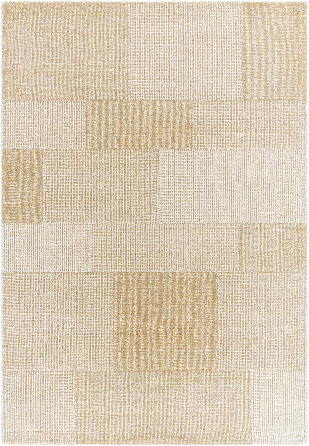 Camila Modern Geometrical Beige And Cream Rug - The Rug Decor