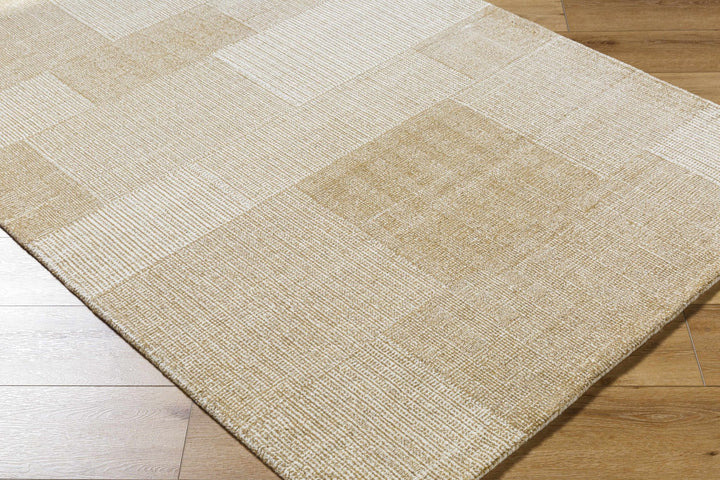 Camila Modern Geometrical Beige And Cream Rug - The Rug Decor
