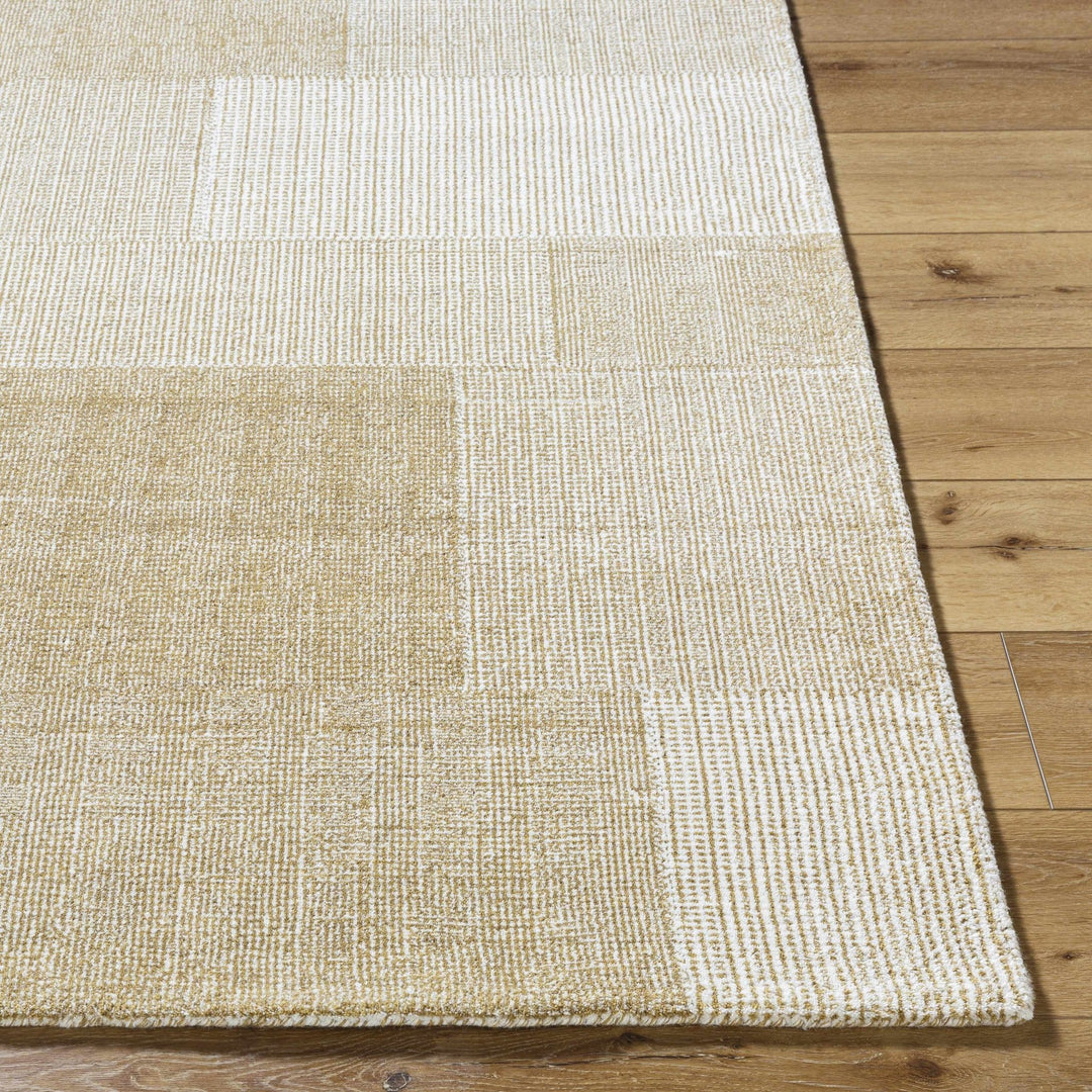 Camila Modern Geometrical Beige And Cream Rug - The Rug Decor