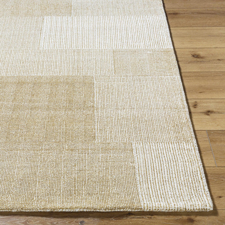 Camila Modern Geometrical Beige And Cream Rug - The Rug Decor