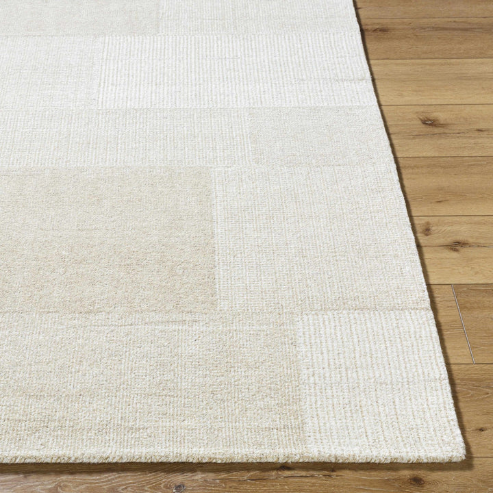 Camila Modern Geometrical Beige And Ivory Area Rug - The Rug Decor