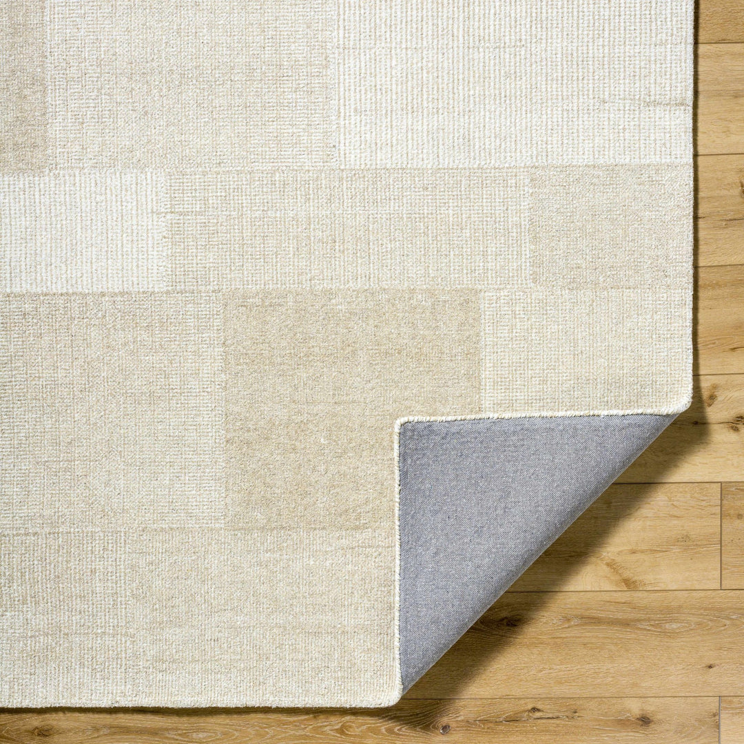 Camila Modern Geometrical Beige And Ivory Area Rug - The Rug Decor