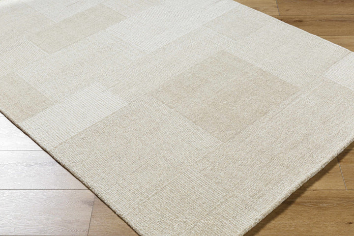 Camila Modern Geometrical Beige And Ivory Area Rug - The Rug Decor