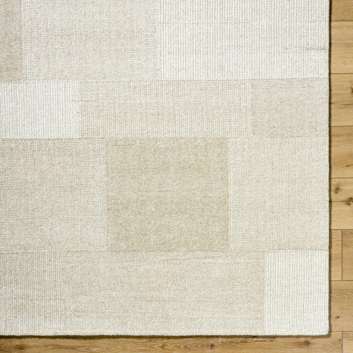 Camila Modern Geometrical Beige And Ivory Area Rug - The Rug Decor