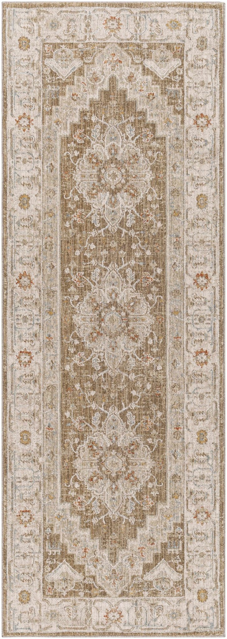 Canadensis Traditional Style Brown And Ivory Area Rug - The Rug Decor