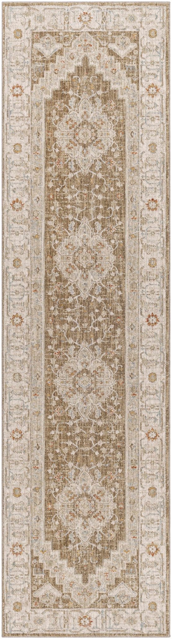 Canadensis Traditional Style Brown And Ivory Area Rug - The Rug Decor