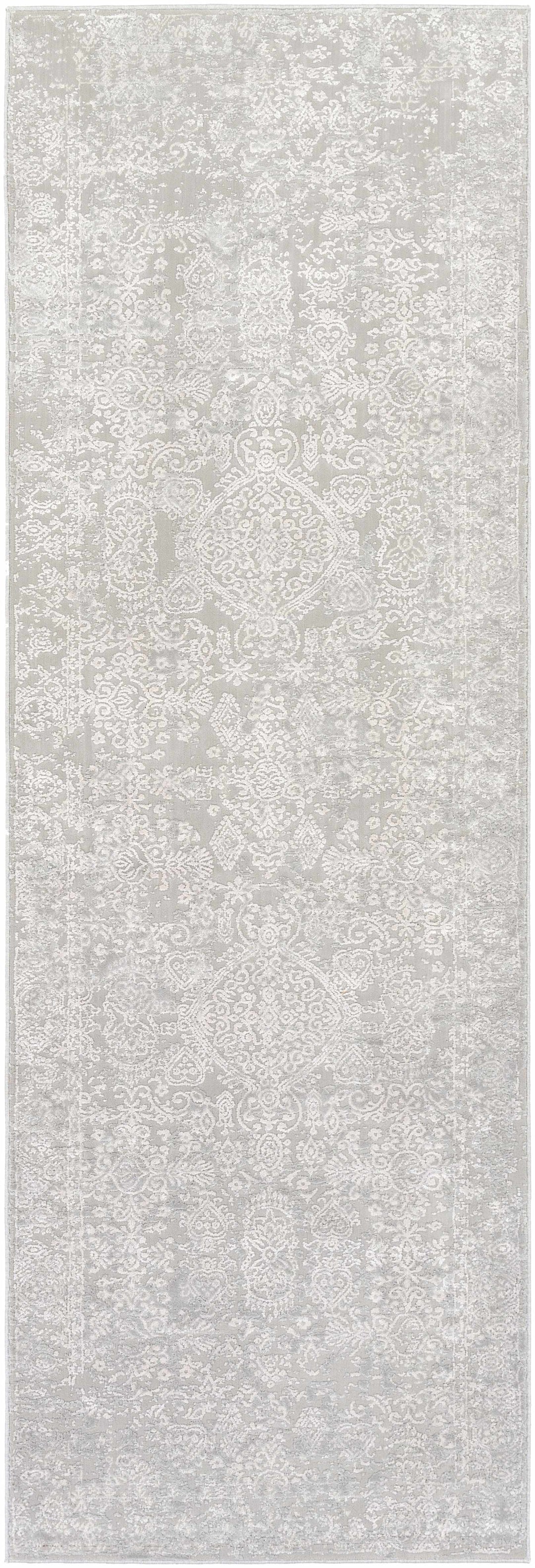 Canaseraga Traditional Style Gray And Ivory Area Rug