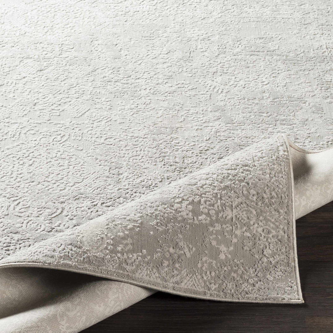 Canaseraga Traditional Style Gray And Ivory Area Rug