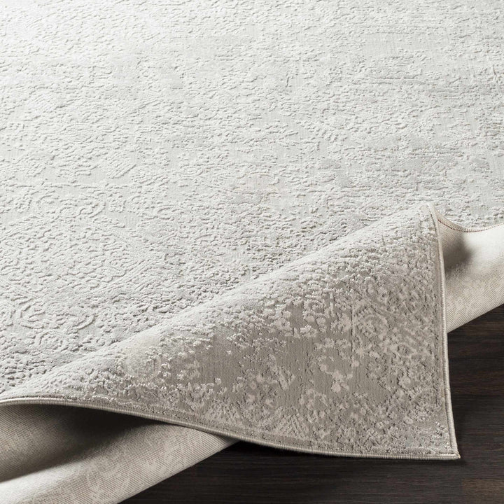 Canaseraga Traditional Style Gray And Ivory Area Rug