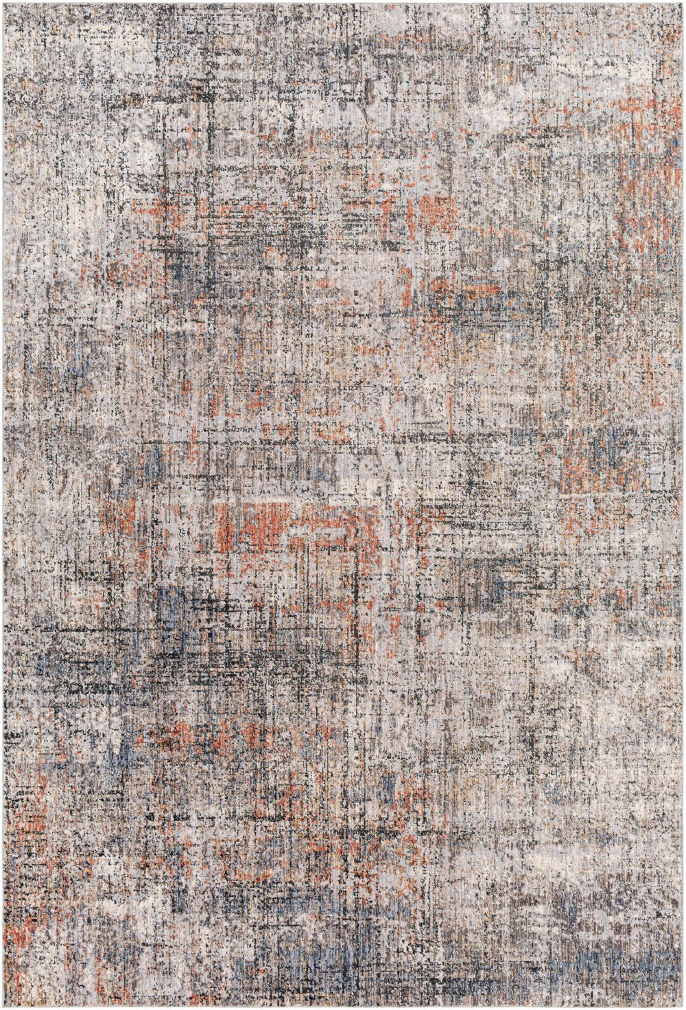Candiac Abstract Design Gray Area Rug - The Rug Decor