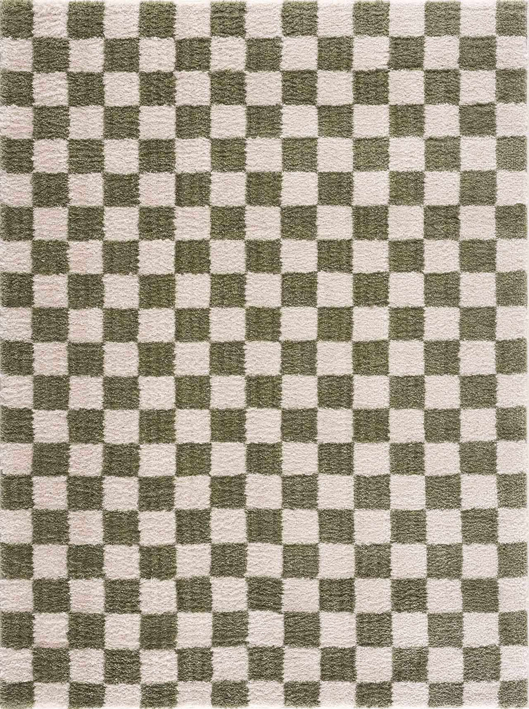 Canika Modern Geometrical Green And Beige Washable Rug - The Rug Decor