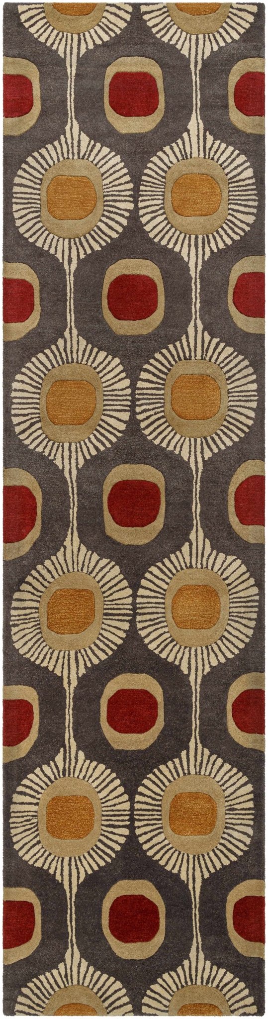 Canovanas Modern Style Tan And Brown Hand Tufted Wool Rug - The Rug Decor