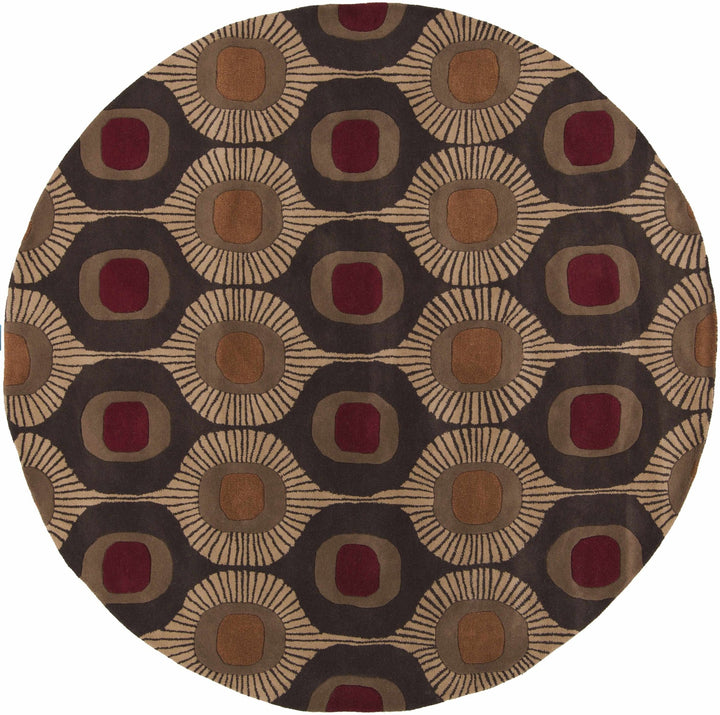 Canovanas Modern Style Tan And Brown Hand Tufted Wool Rug - The Rug Decor
