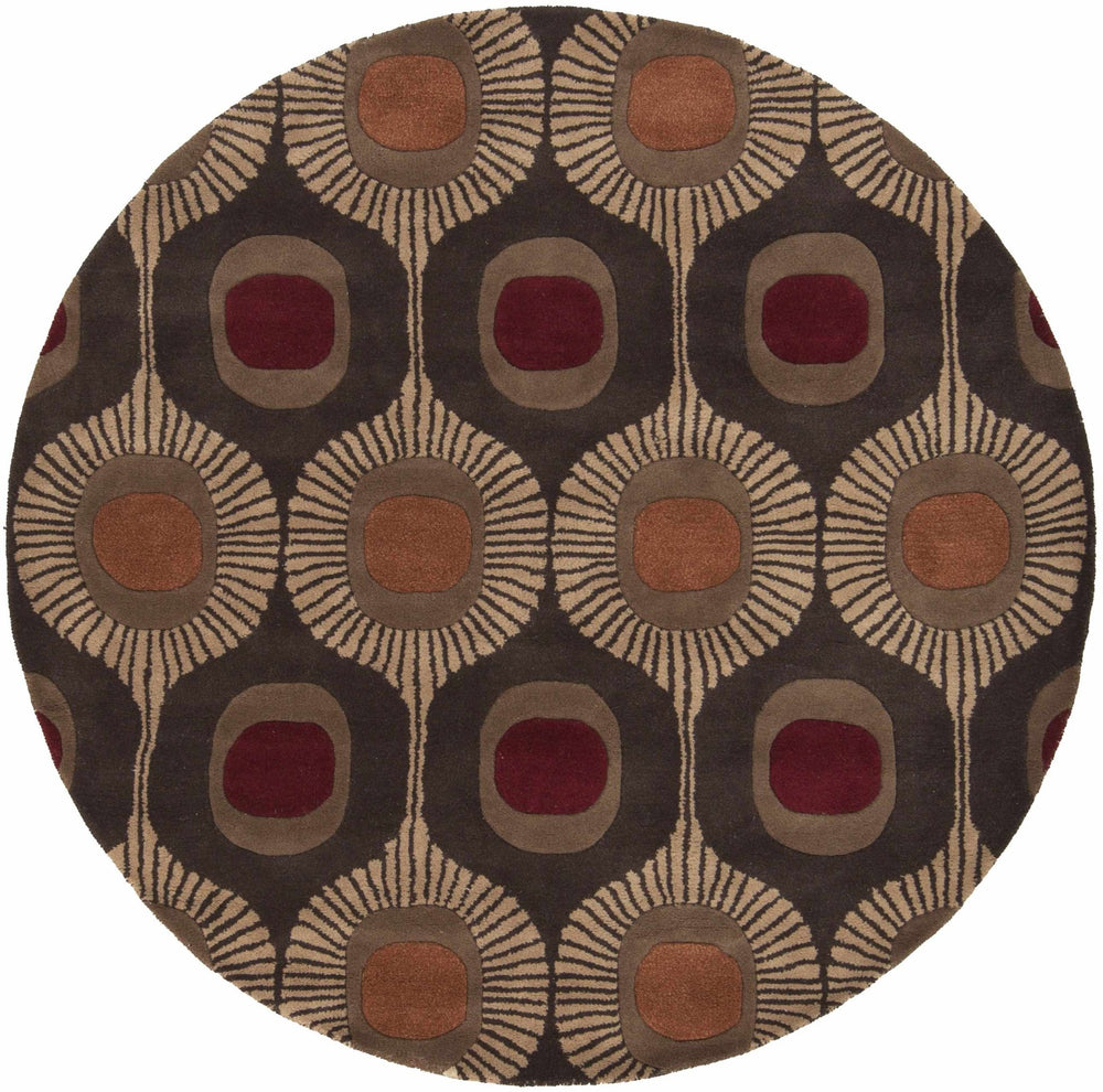 Canovanas Modern Style Tan And Brown Hand Tufted Wool Rug - The Rug Decor