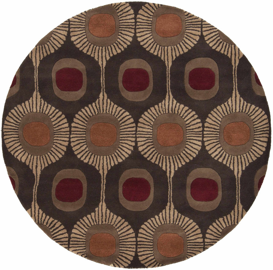 Canovanas Modern Style Tan And Brown Hand Tufted Wool Rug - The Rug Decor