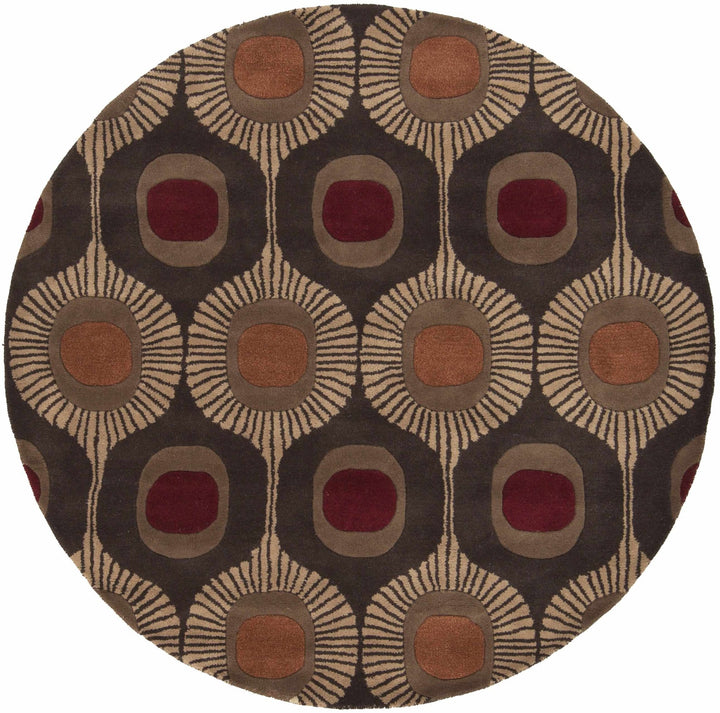 Canovanas Modern Style Tan And Brown Hand Tufted Wool Rug - The Rug Decor