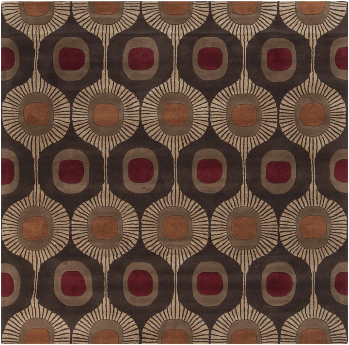 Canovanas Modern Style Tan And Brown Hand Tufted Wool Rug - The Rug Decor