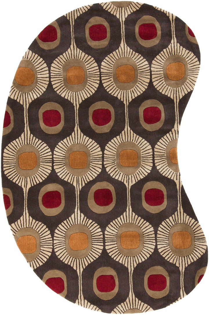 Canovanas Modern Style Tan And Brown Hand Tufted Wool Rug - The Rug Decor