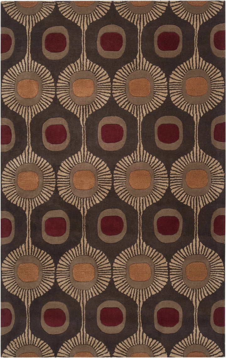 Canovanas Modern Style Tan And Brown Hand Tufted Wool Rug - The Rug Decor