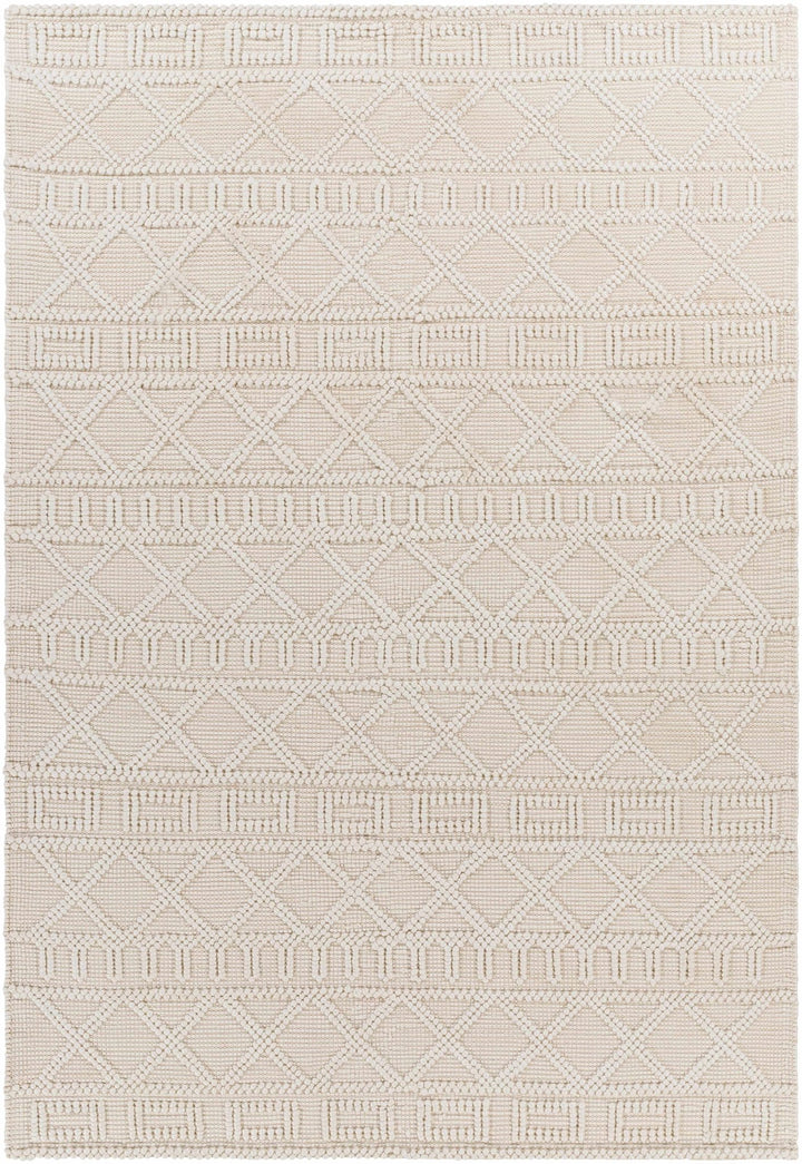 Canta Bohemian Style Beige And ivory Hand Woven Rug - The Rug Decor