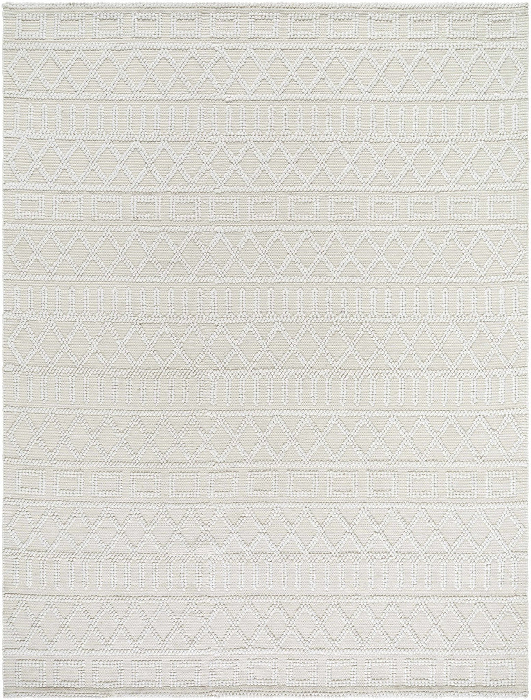 Canta Bohemian Style Beige And ivory Hand Woven Rug - The Rug Decor