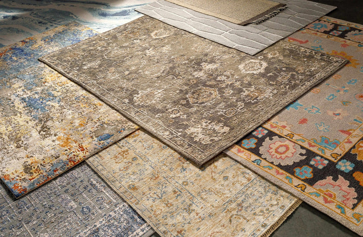 Cantley Brown And Beige Traditional Floral Design Hand Knotted Area Rug - The Rug Decor