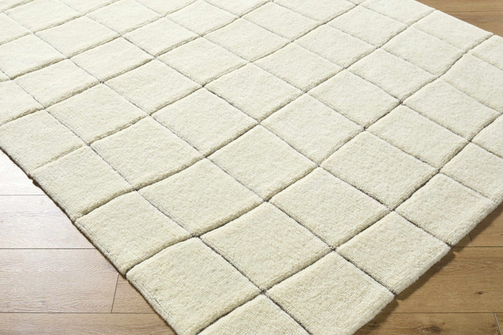 Caolan Modern Geometrical White Washable Area Rug - The Rug Decor