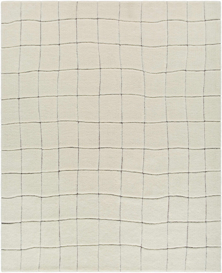 Caolan Modern Geometrical White Washable Area Rug - The Rug Decor