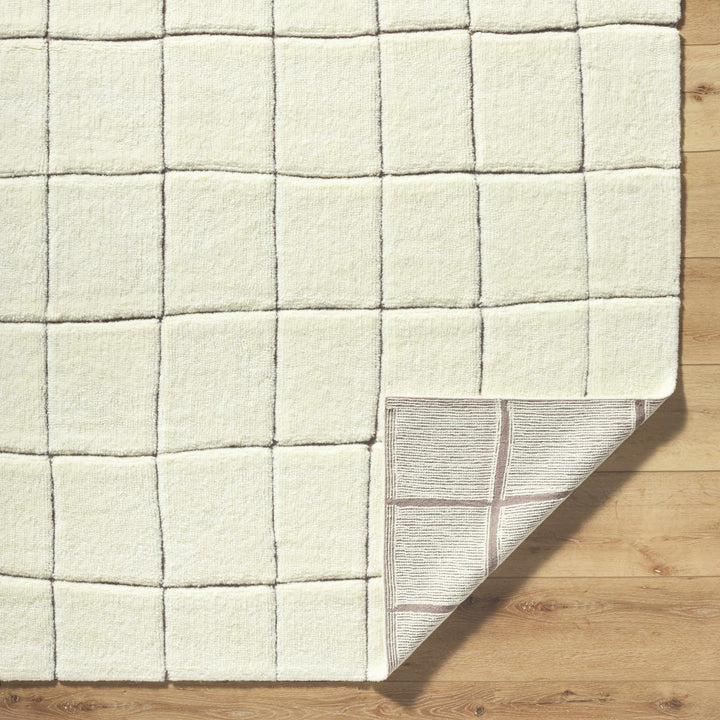 Caolan Modern Geometrical White Washable Area Rug - The Rug Decor