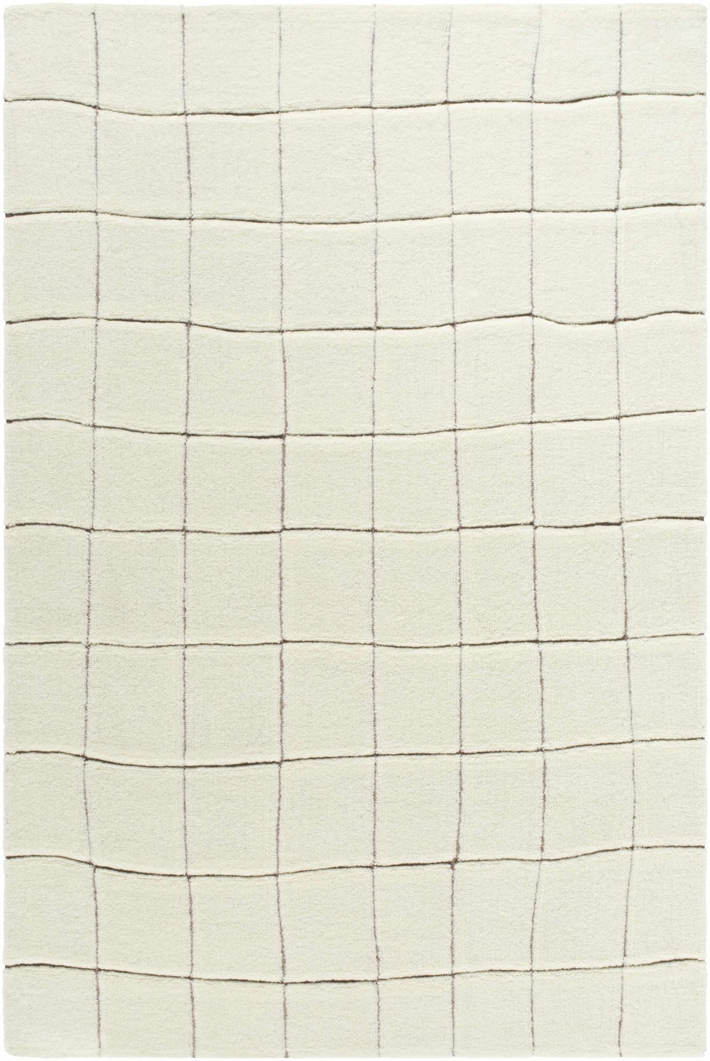 Caolan Modern Geometrical White Washable Area Rug - The Rug Decor