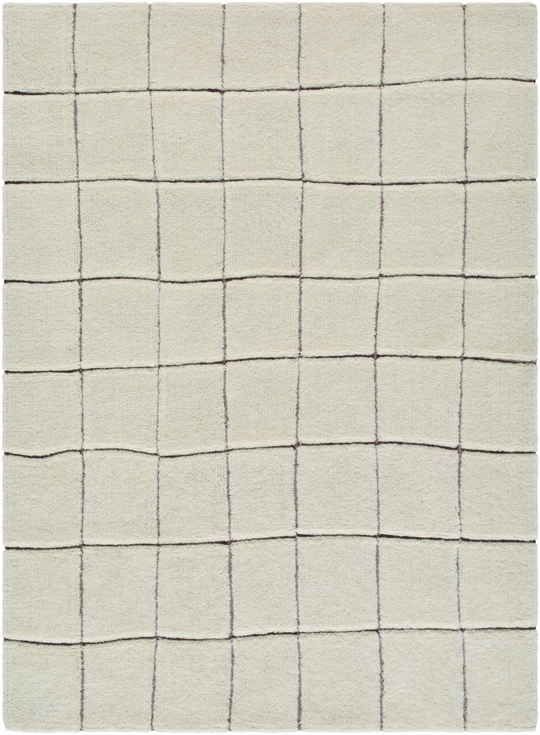 Caolan Modern Geometrical White Washable Area Rug - The Rug Decor