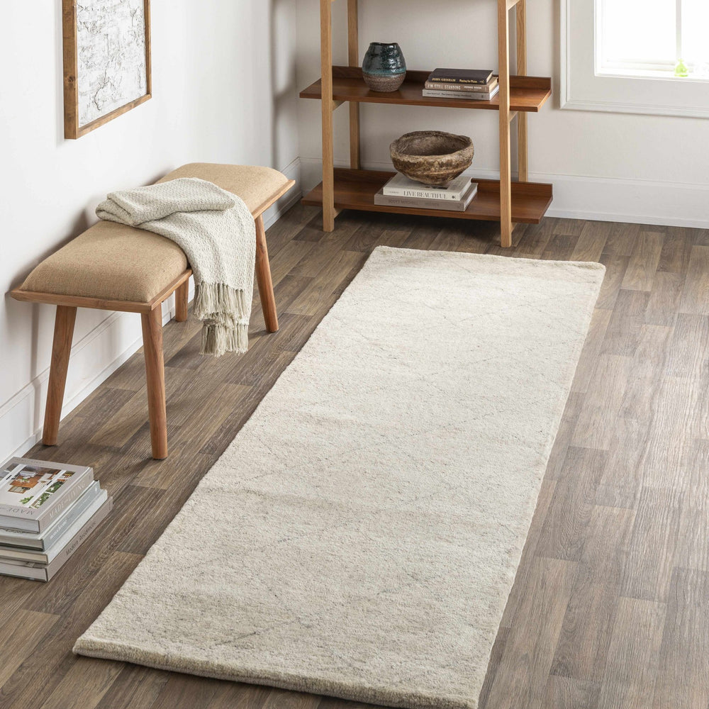 Caramoran Contemporary Geometrical Ivory Rug - The Rug Decor