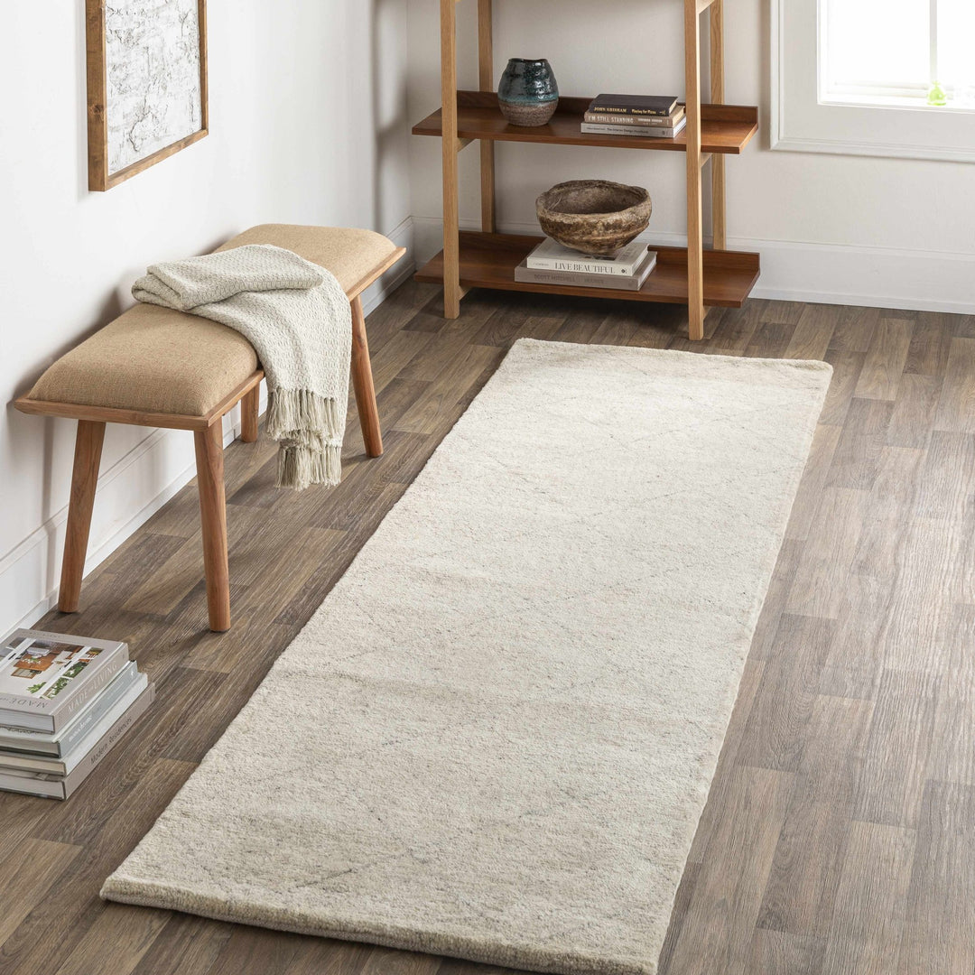 Caramoran Contemporary Geometrical Ivory Rug - The Rug Decor