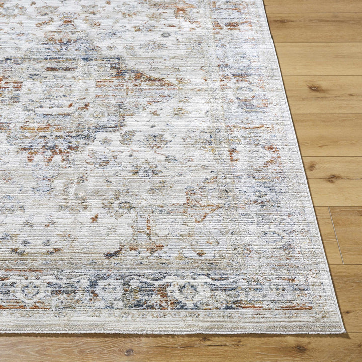 Cargan Traditional Style Ivory And Gray Area Rug - The Rug Decor