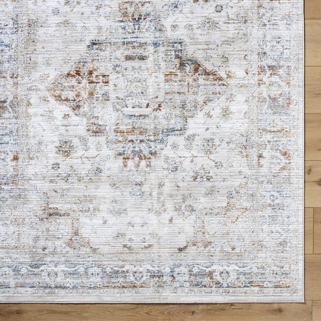 Cargan Traditional Style Ivory And Gray Area Rug - The Rug Decor
