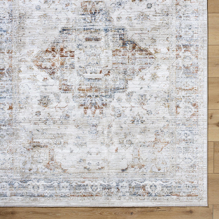 Cargan Traditional Style Ivory And Gray Area Rug - The Rug Decor