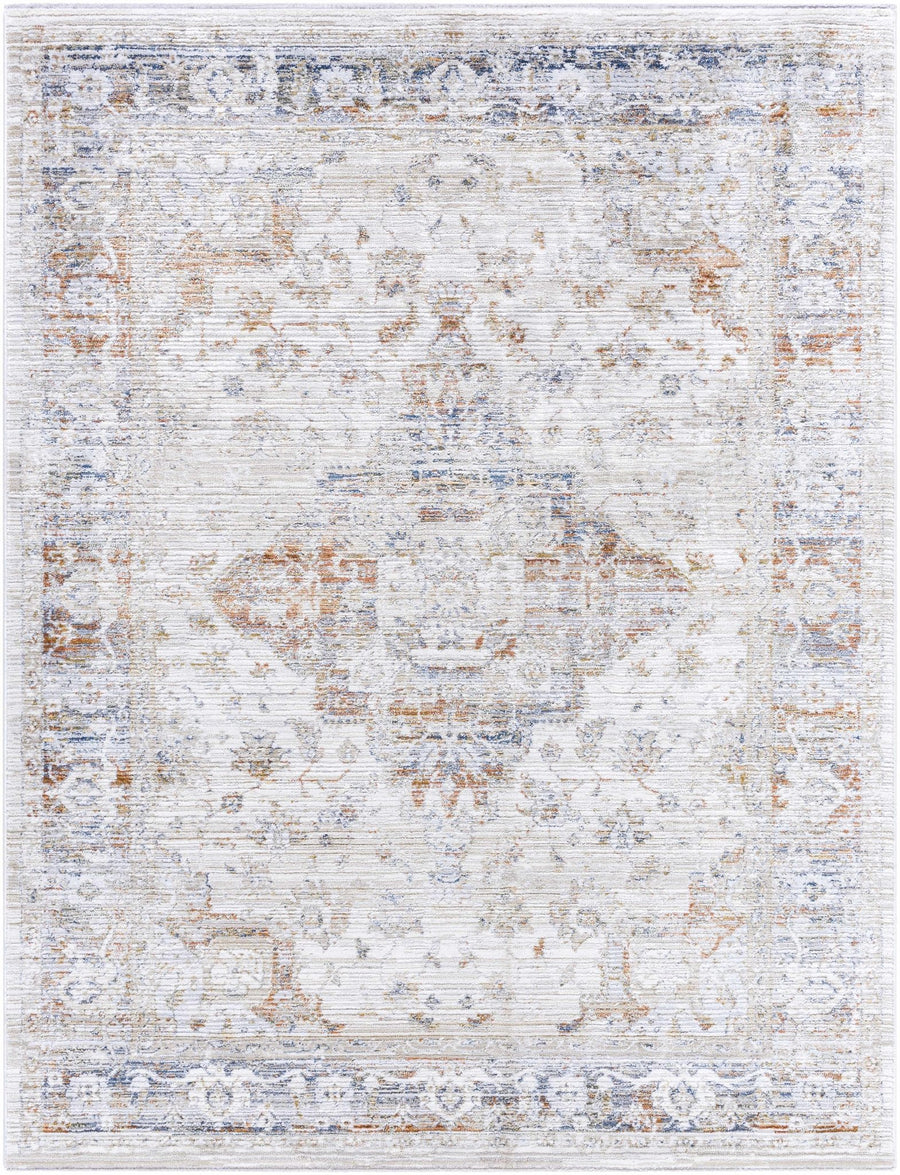 Cargan Traditional Style Ivory And Gray Area Rug - The Rug Decor