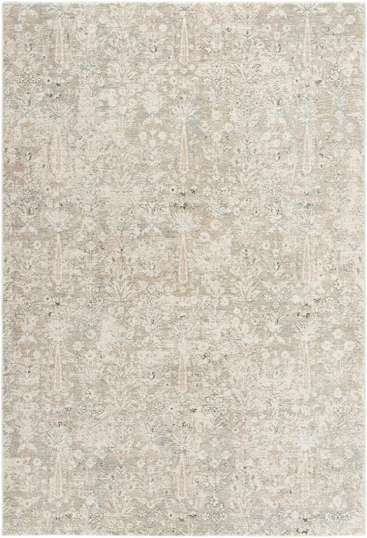 Carlyn Traditional Botanical Beige And Cream Area Rug - The Rug Decor