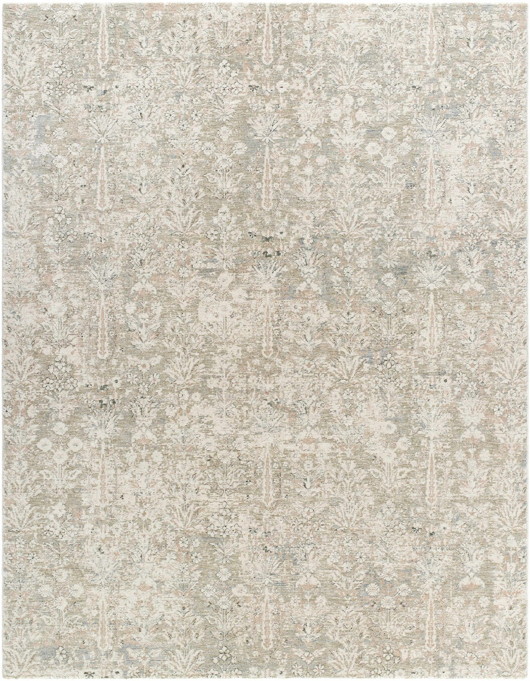 Carlyn Traditional Botanical Beige And Cream Area Rug - The Rug Decor