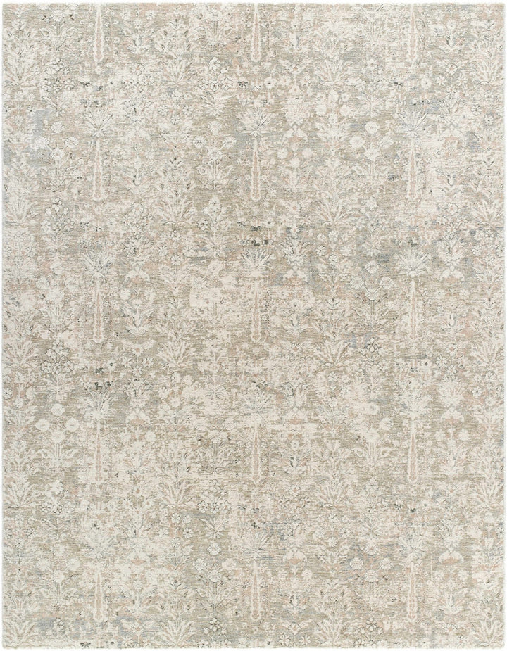 Carlyn Traditional Botanical Beige And Cream Area Rug - The Rug Decor