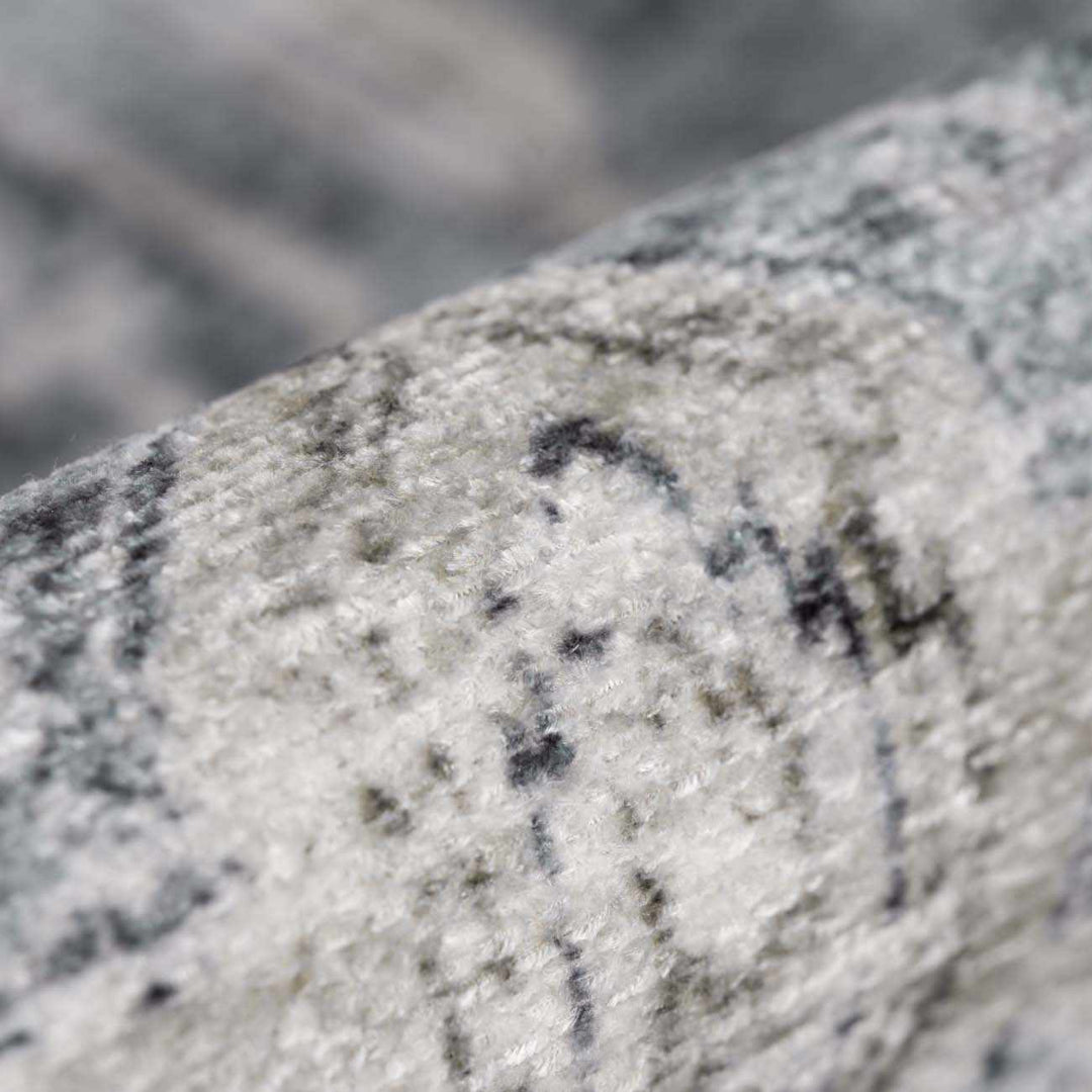 Carnig washed out Style Ivory And Gray Area Rug - The Rug Decor