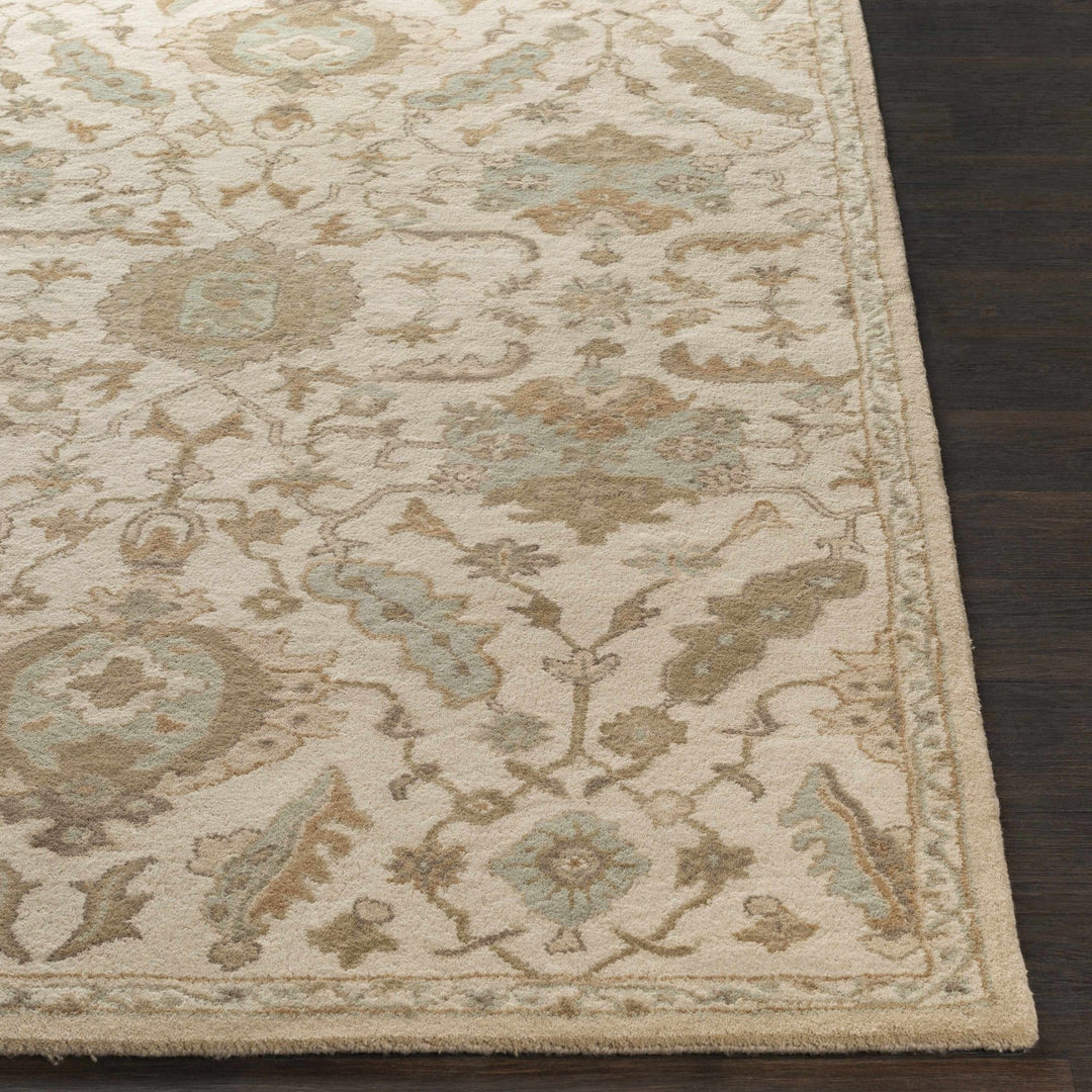 Carrolltown Traditional Oushak Beige and Cream Area Rug - The Rug Decor