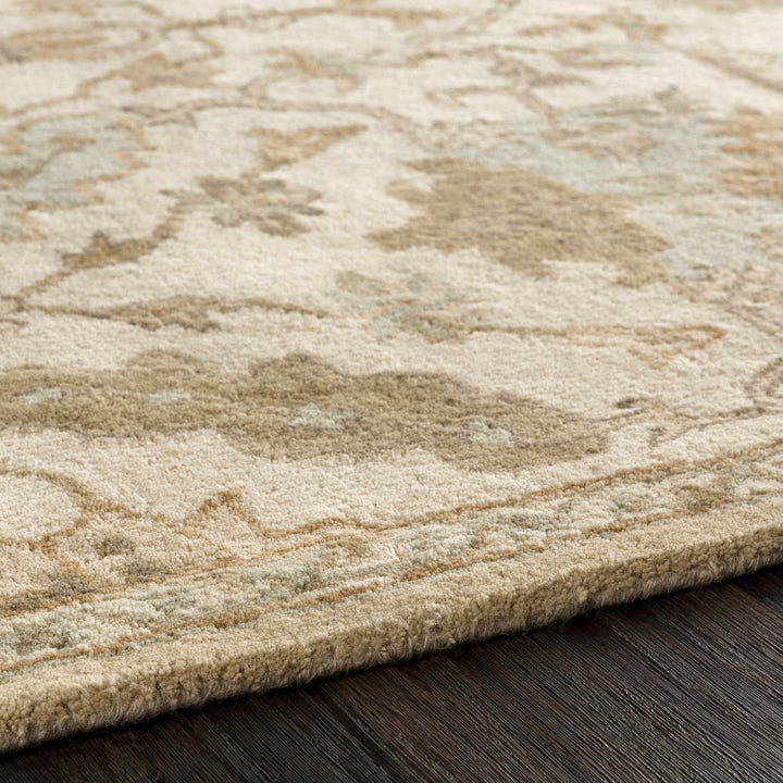 Carrolltown Traditional Oushak Beige and Cream Area Rug - The Rug Decor