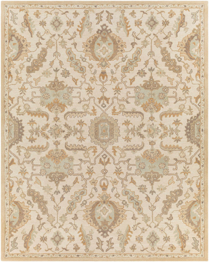 Carrolltown Traditional Oushak Beige and Cream Area Rug - The Rug Decor
