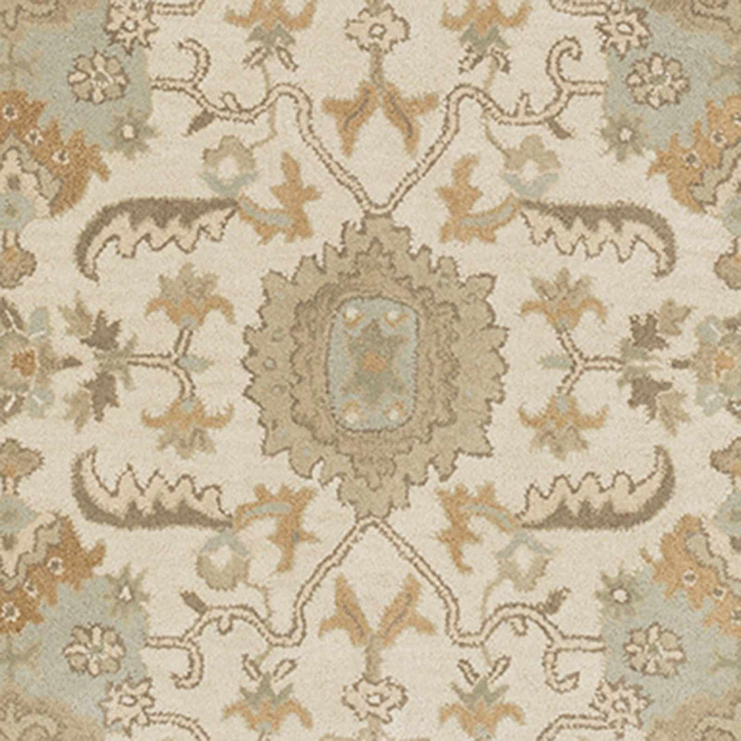 Carrolltown Traditional Oushak Beige and Cream Area Rug - The Rug Decor