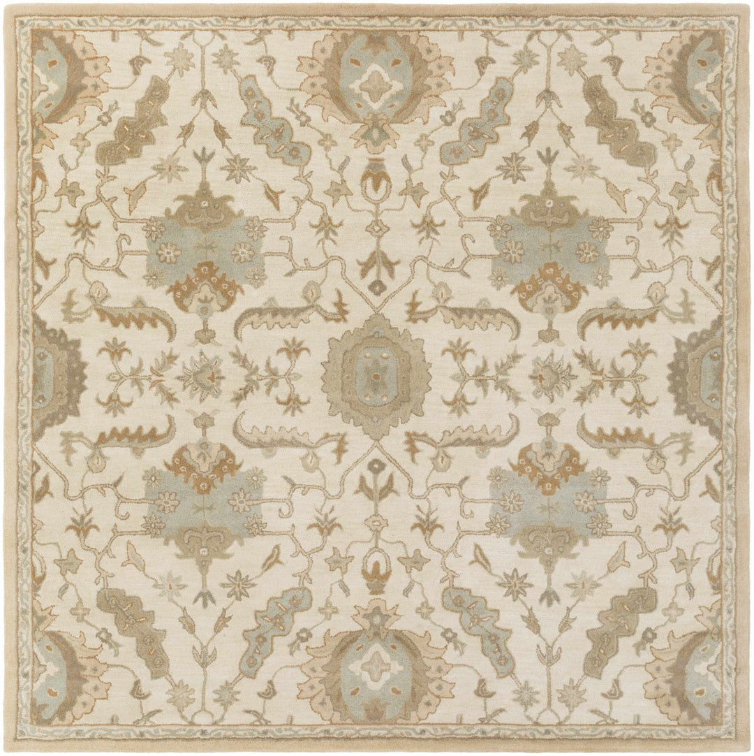 Carrolltown Traditional Oushak Beige and Cream Area Rug - The Rug Decor