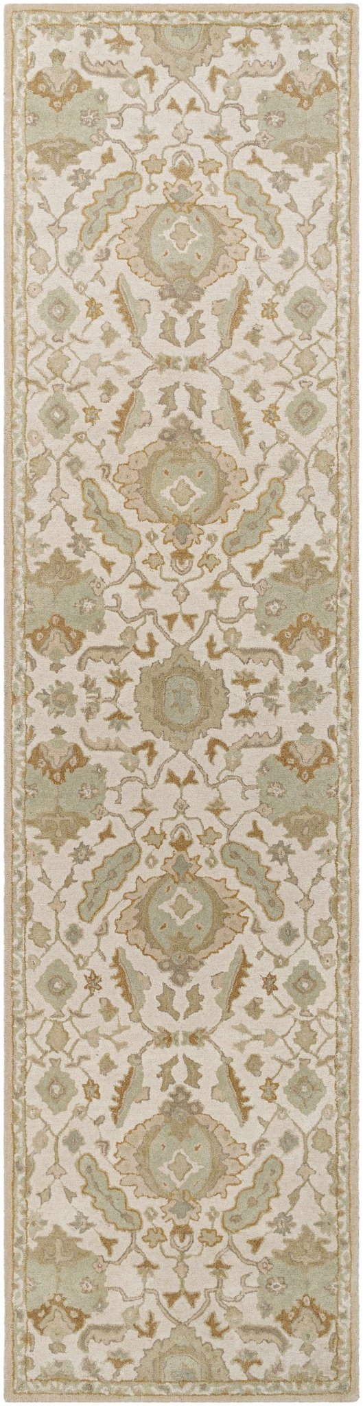 Carrolltown Traditional Oushak Beige and Cream Area Rug - The Rug Decor