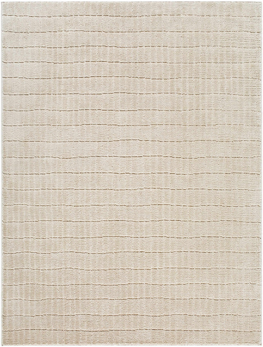 Cascade Contemporary Geometrical Beige Area Rug - The Rug Decor