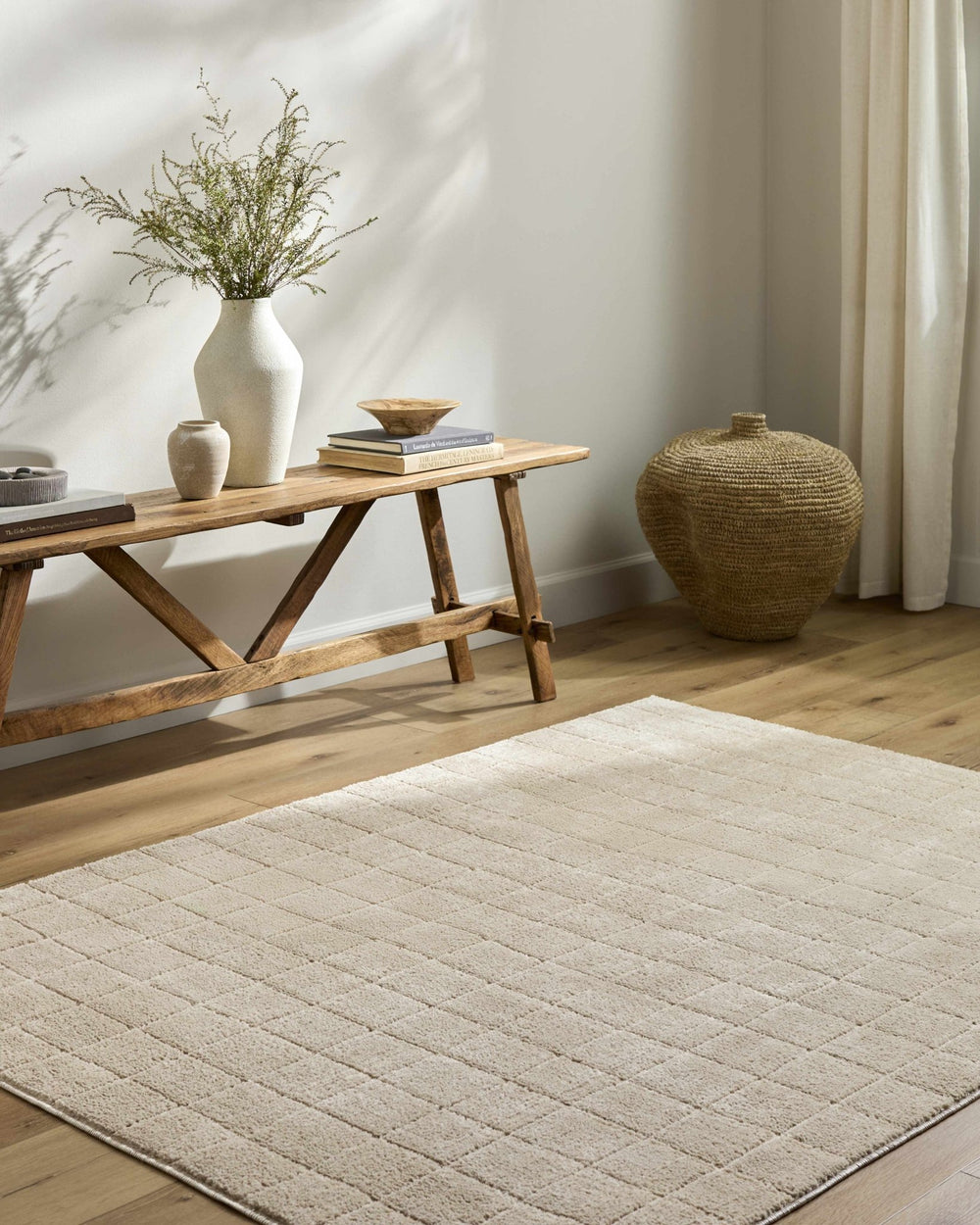 Cascade Modern Geometrical Beige Rug - The Rug Decor